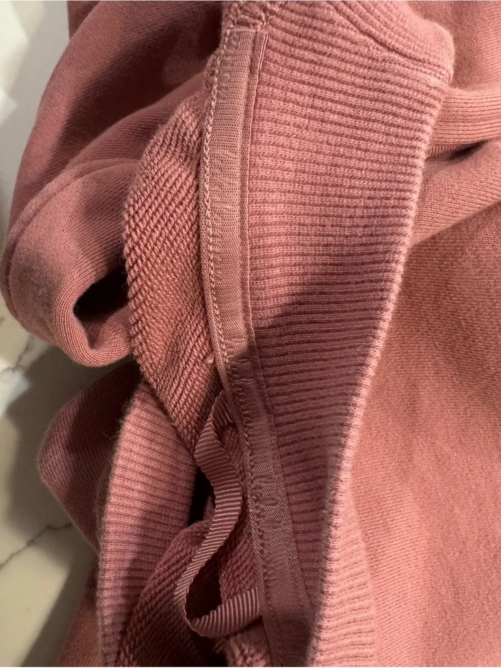 lululemon athletica Cropped Crewneck Sweatshirt in Dusty Rose (hand cropped)